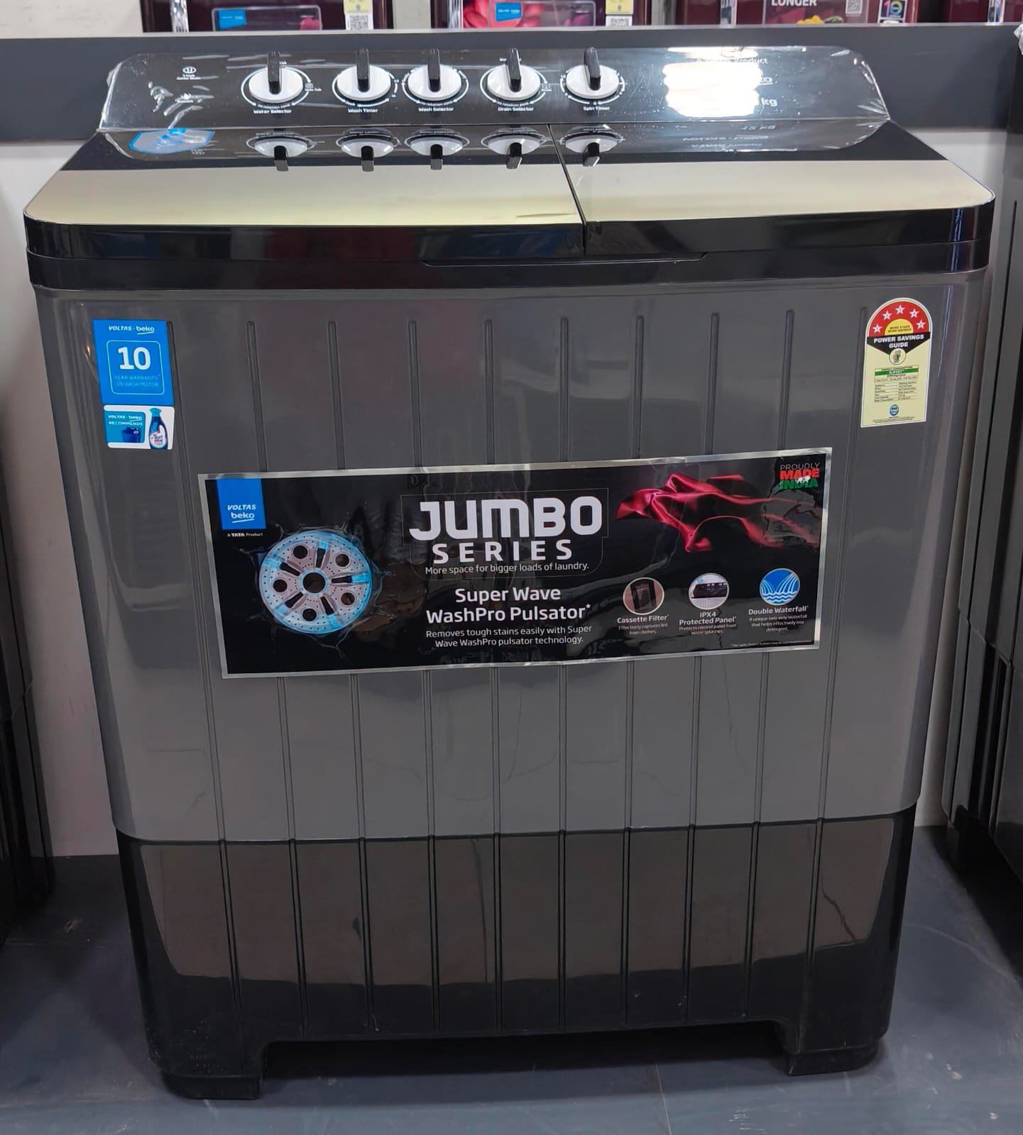 Voltas Beko WTT120UPA- 12 Kg Semi-Automatic Washing Machine